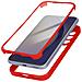 Cover 360° Per Galaxy A54 5g Retro Rigido Protezione Schermo Flessibile Rosso - Foto miniatura 4