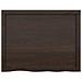 Piano Bagno Marrone Scuro 80x60x (2-6) cm Legno Massello Trattato - Foto miniatura 4