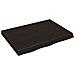 Piano Bagno Marrone Scuro 80x60x (2-6) cm Legno Massello Trattato - Foto miniatura 1
