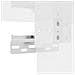 Comodini A Parete 2 Pz Bianco Lucido 41,5x36x28 Cm - Foto miniatura 8
