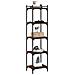 Libreria 5 Ripiani Rovere Marrone 40x30x154cm Legno Multistrato - Foto miniatura 3
