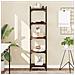 Libreria 5 Ripiani Rovere Marrone 40x30x154cm Legno Multistrato - Foto miniatura 1