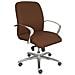 Poltrona Da Ufficio Caudete Bali463 Marrone Scuro - Foto miniatura 1