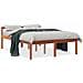 Letto Per Anziani Marrone Cera 120x200cm Legno Massello Di Pino - Foto miniatura 4