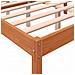 Letto Per Anziani Marrone Cera 120x200cm Legno Massello Di Pino - Foto miniatura 7
