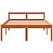 Letto Per Anziani Marrone Cera 120x200cm Legno Massello Di Pino - Foto miniatura 9