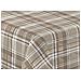 Trapunta Piumone Letto Invernale Imbottita 300gr Scaldanotti Tartan 2 Piazze Beige - Foto miniatura 2