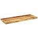 Piano Per Tavolo 70x30x3,8 Cm Rettangolare Legno Mango Grezzo - Foto miniatura 2