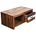 Tavolino Da Salotto In Legno Massello D'acacia 90x50x37,5 Cm - Foto miniatura 4