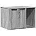 Recinto Lettiera Gatti Grigio Sonoma 60x40x40 cm in Truciolato - Foto miniatura 1