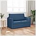 Divano Letto 2-in-1 Blu 124x71x78 cm Tessuto - Foto miniatura 3