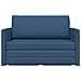 Divano Letto 2-in-1 Blu 124x71x78 cm Tessuto - Foto miniatura 6