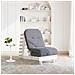 Divano Letto Futon con Materasso Bianco 60x206x11cm Legno Pino - Foto miniatura 2