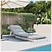 Divano Letto Futon con Materasso Bianco 60x206x11cm Legno Pino - Foto miniatura 3