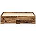 Struttura Letto con Cassetti Legno Invecchiato 135x190 cm Legno Ingegnerizzato - Foto miniatura 6