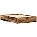 Struttura Letto con Cassetti Legno Invecchiato 135x190 cm Legno Ingegnerizzato - Foto miniatura 8
