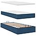 Struttura Letto Pouf con Materassi Blu 180x200cm in Tessuto - Foto miniatura 9