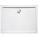 Piatto Doccia 70x100 Cm Rettangolare Ribassato Resina H3.5 Cm Monaco Bianco - Foto miniatura 1