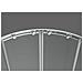 Box Doccia 80x80 Cm Semicircolare Angolare H195 Cm Elia Cromato - Foto miniatura 3
