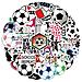 Set Di Adesivi Fai-da-te A Tema Calcio - 50 Decalcomanie Impermeabili In Pvc Per Appassionati Di Sport - Foto miniatura 2