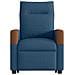 Poltrona Alzapersona Reclinabile Blu in Tessuto - Foto miniatura 5