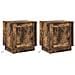 Armadio da Notte con 2 pcs Rovere fumo 44 x 34.5 x 45 cm - Foto miniatura 1