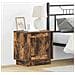 Armadio da Notte con 2 pcs Rovere fumo 44 x 34.5 x 45 cm - Foto miniatura 2