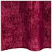 Tenda con tende 2 pcs Rosso Vino 260 x 140 cm Velluto - Foto miniatura 6