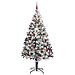 Albero di Natale artificiale con 300 LED Bianco 210 cm - Foto miniatura 3