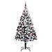 Albero di Natale artificiale con 300 LED Bianco 210 cm - Foto miniatura 4