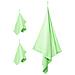 Set di Asciugamani Sportivi 3 pcs Verde Poliestere e poliammide - Foto miniatura 3