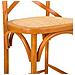 Sgabello In Legno E Seduta In Rattan Marrone 45x53x75/116h - Foto miniatura 5