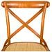 Sgabello In Legno E Seduta In Rattan Marrone 45x53x75/116h - Foto miniatura 7