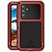 Pellicola Protettiva per Galaxy A54 5G - Silicone+Vidrio+Metallo, Rosso - Foto miniatura 1