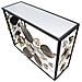 Tavolo Consolle Foglia 70-multicolore-metallo-111,8x41,9x80 Cm - Foto miniatura 4