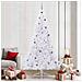 Albero di Natale artificiale Bianco 240 cm PVC e Acciaio - Foto miniatura 2