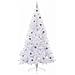 Albero di Natale artificiale Bianco 240 cm PVC e Acciaio - Foto miniatura 3