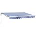 Tettuccio Elettrico Retrattile Blu e Bianco 3,5 x 2,5 m - Foto miniatura 1