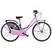 Bici Da Donna Linea Olanda Bicicletta City Bike Ol26 Senza Cambio 1v Completa Di Accessori Con Luci A Led - 46 Rosa - Foto miniatura 1