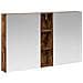 Set di Armadi da Bagno con lo scaffale 3 pcs 120 x 14,5 x 70 cm - Foto miniatura 1