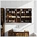 Set di Armadi da Bagno con lo scaffale 3 pcs 120 x 14,5 x 70 cm - Foto miniatura 2