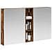 Set di Armadi da Bagno con lo scaffale 3 pcs 120 x 14,5 x 70 cm - Foto miniatura 3