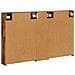 Set di Armadi da Bagno con lo scaffale 3 pcs 120 x 14,5 x 70 cm - Foto miniatura 9