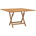 Set Bistro da Giardino 3 pcs Marrone Legno Teak Massello - Foto miniatura 5