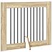 Cancello per cani pieghevole con supporti 4 pcs Rovere Sonoma - Foto miniatura 3