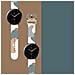 Cinturino Moro In Silicone Per Samsung Galaxy Watch 42mm, Bracciale Camo (2) - Foto miniatura 1
