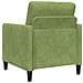 Set di Divani con Storage 2 pz Verde chiaro Poliestere - Foto miniatura 7