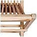 Sedia da giardino pieghevole 4 pz Naturale Legno di teak solido - Foto miniatura 8