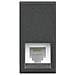 Connettore Telefonico Axolute Rj11 Connessione Tipo K10 Antracite - Foto miniatura 3