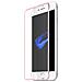 Pellicola In Vetro Temperato Contorni In Titanio Rosa Per Apple Iphone 7 E 8 - Foto miniatura 2